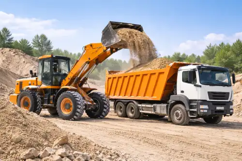 Доставка сыпучих материалов самосвалом